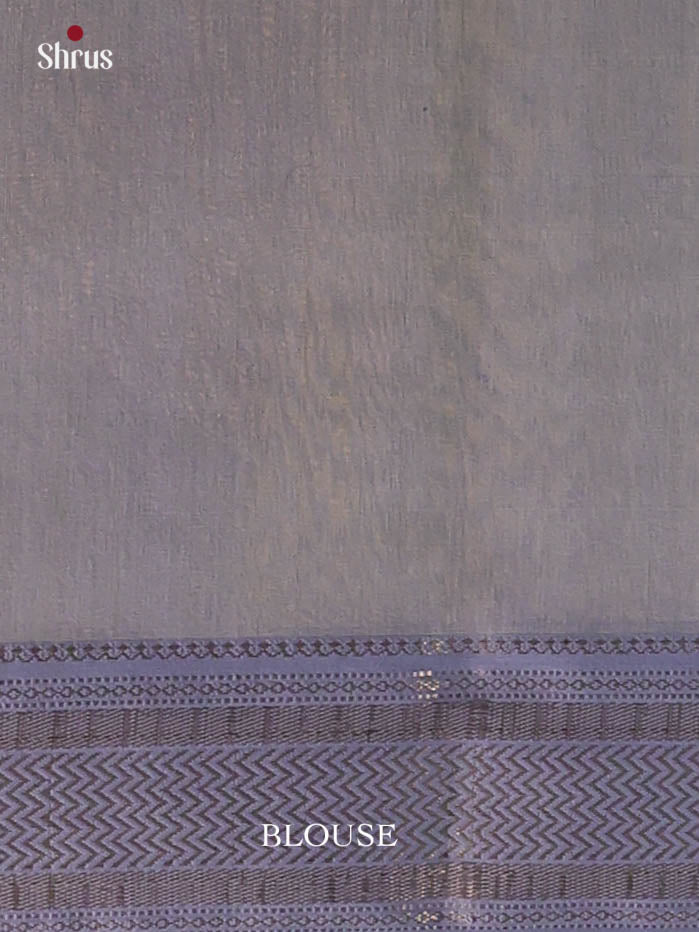 Lite Green & Grey - Maheshwari silkcotton Saree - Shop on Shrus.com