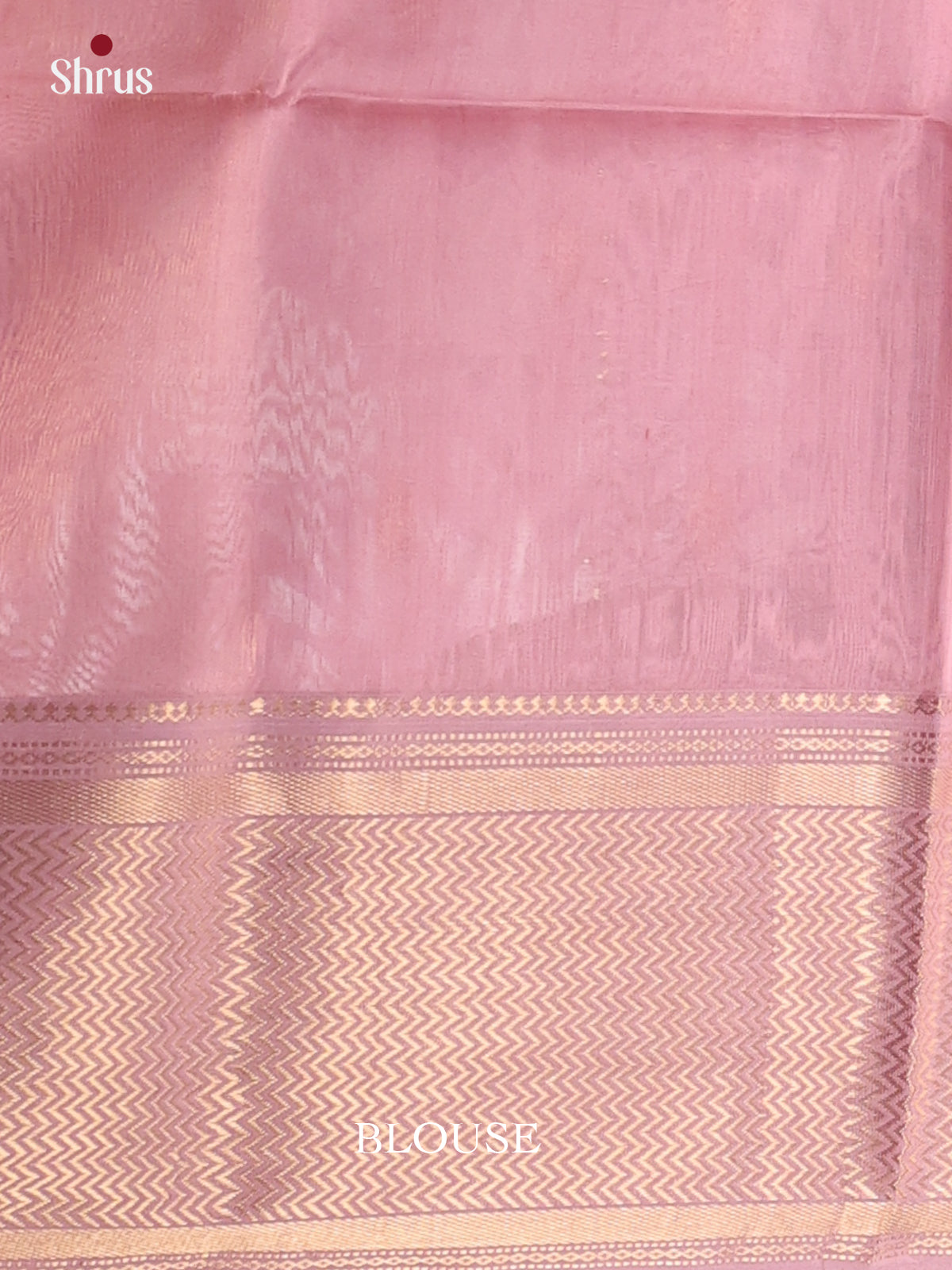 Dusty Pink(Single Tone)- Maheshwari silkcotton Saree - Shop on Shrus.com