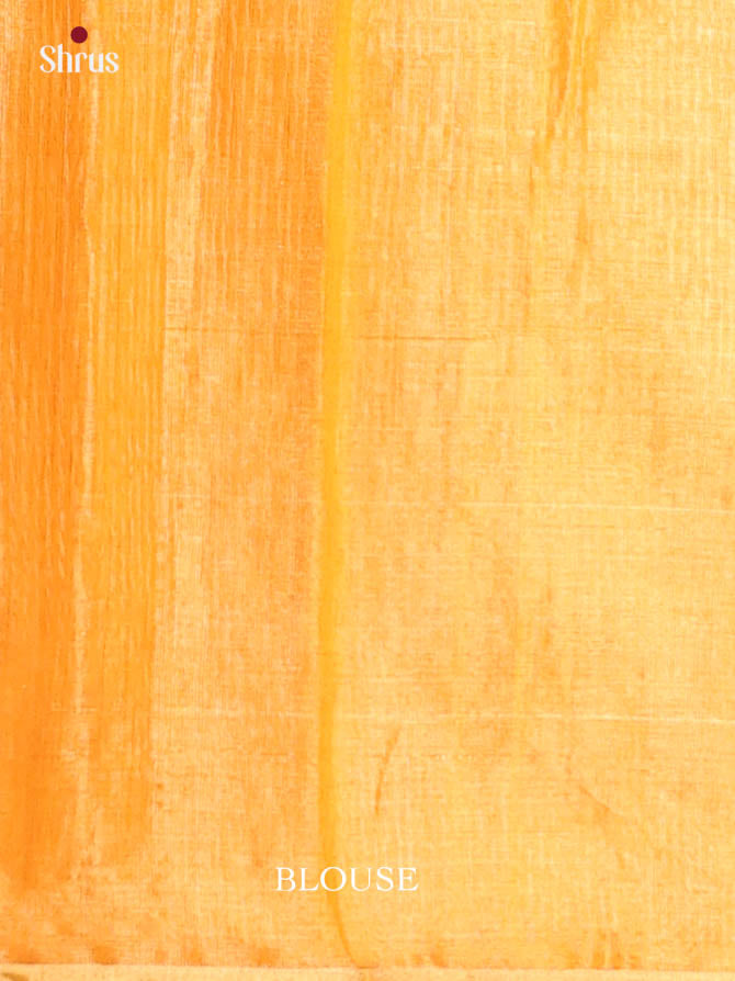 Orange(Single Tone)- Maheshwari silkcotton Saree - Shop on Shrus.com