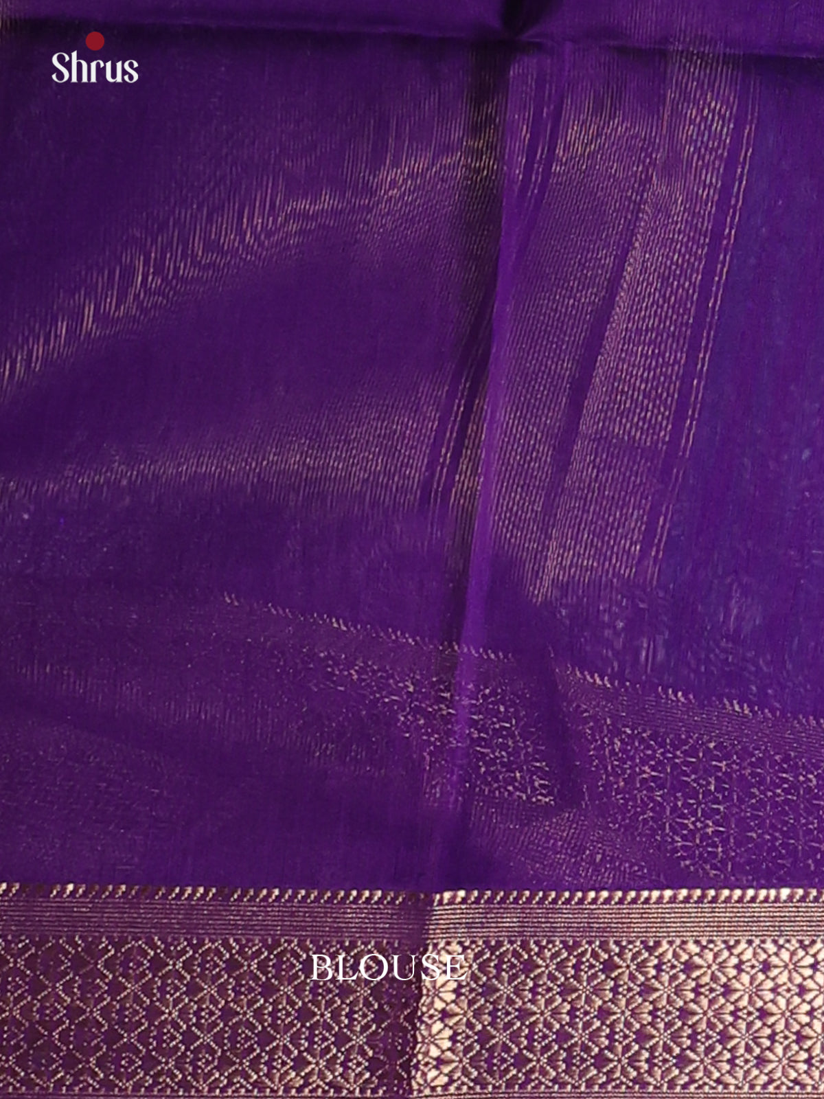 Peacock Green & Violet - Maheshwari silkcotton Saree - Shop on Shrus.com