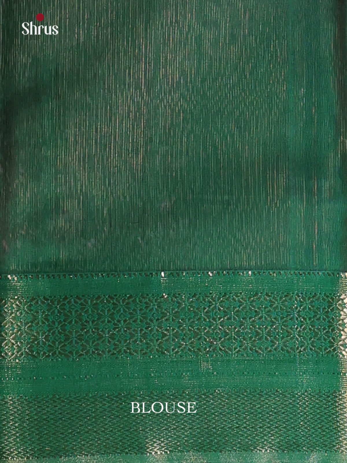 Reddish Pink & Green - Maheshwari silkcotton Saree - Shop on Shrus.com