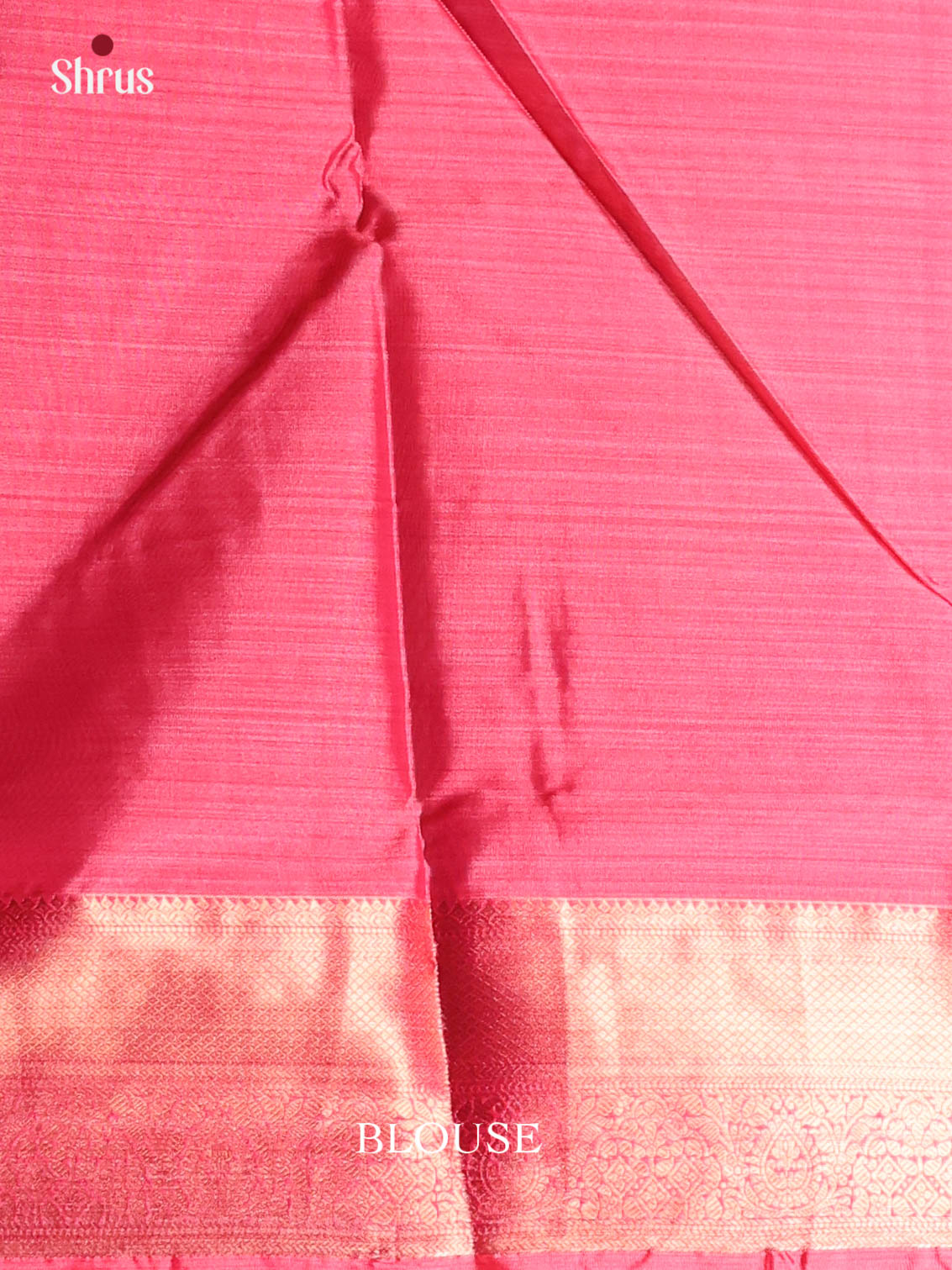 Orange - Kanchipuram-halfpure Saree - Shop on Shrus.com