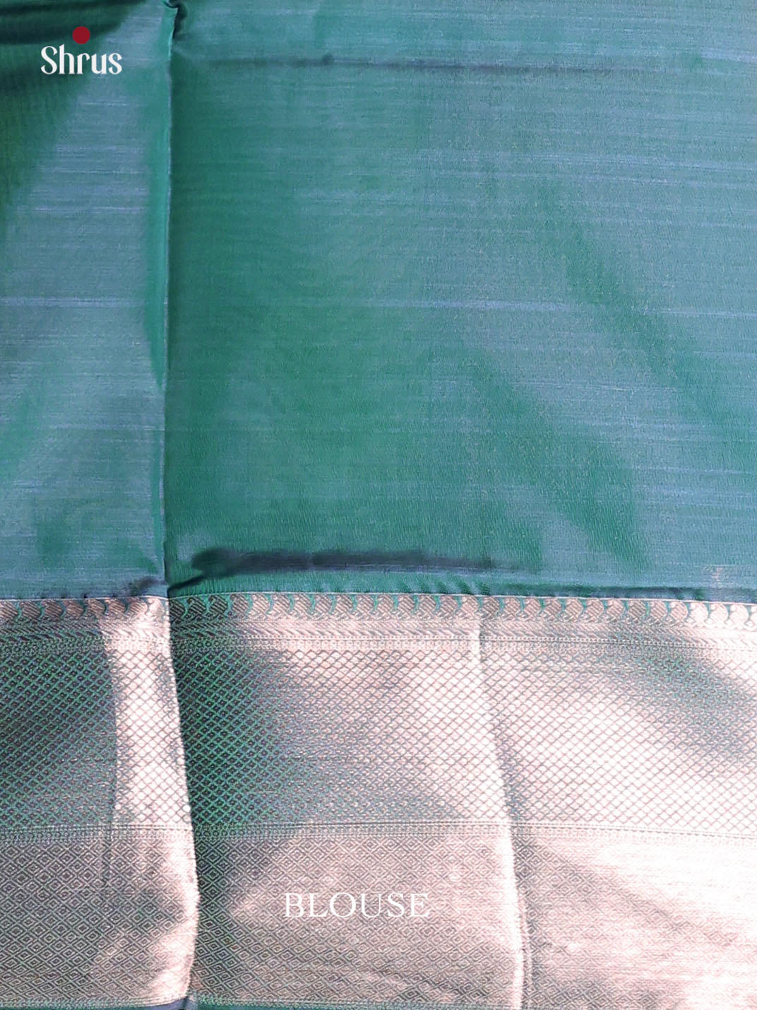 Shades of Green - Kanchipuram-halfpure Saree - Shop on Shrus.com