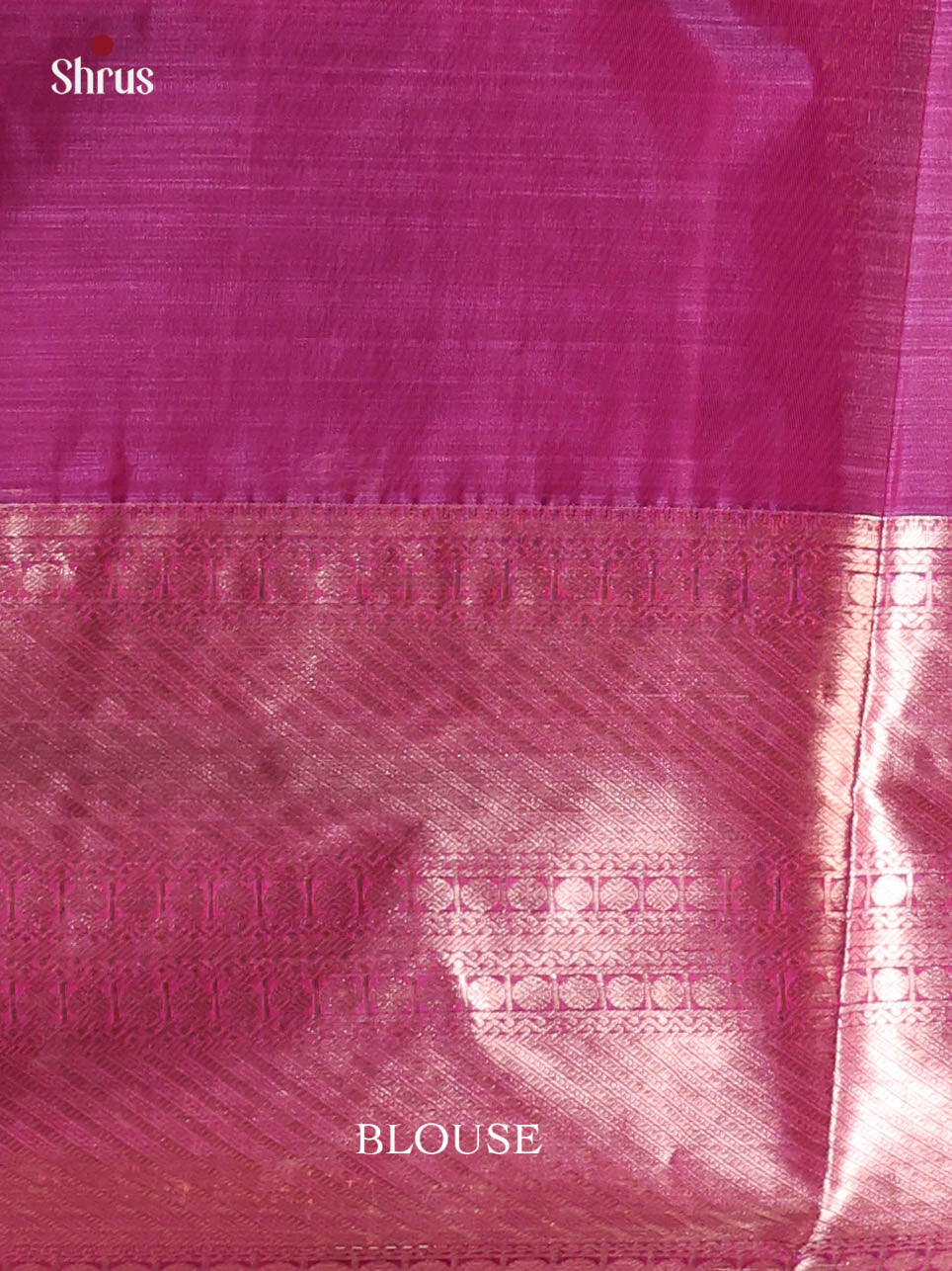 Pink & Purple- Kanchipuram-halfpure Saree - Shop on Shrus.com
