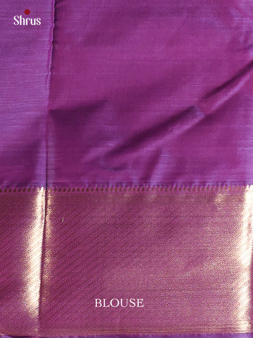 Violet(Single Tone) - Kanchipuram-halfpure Saree - Shop on Shrus.com