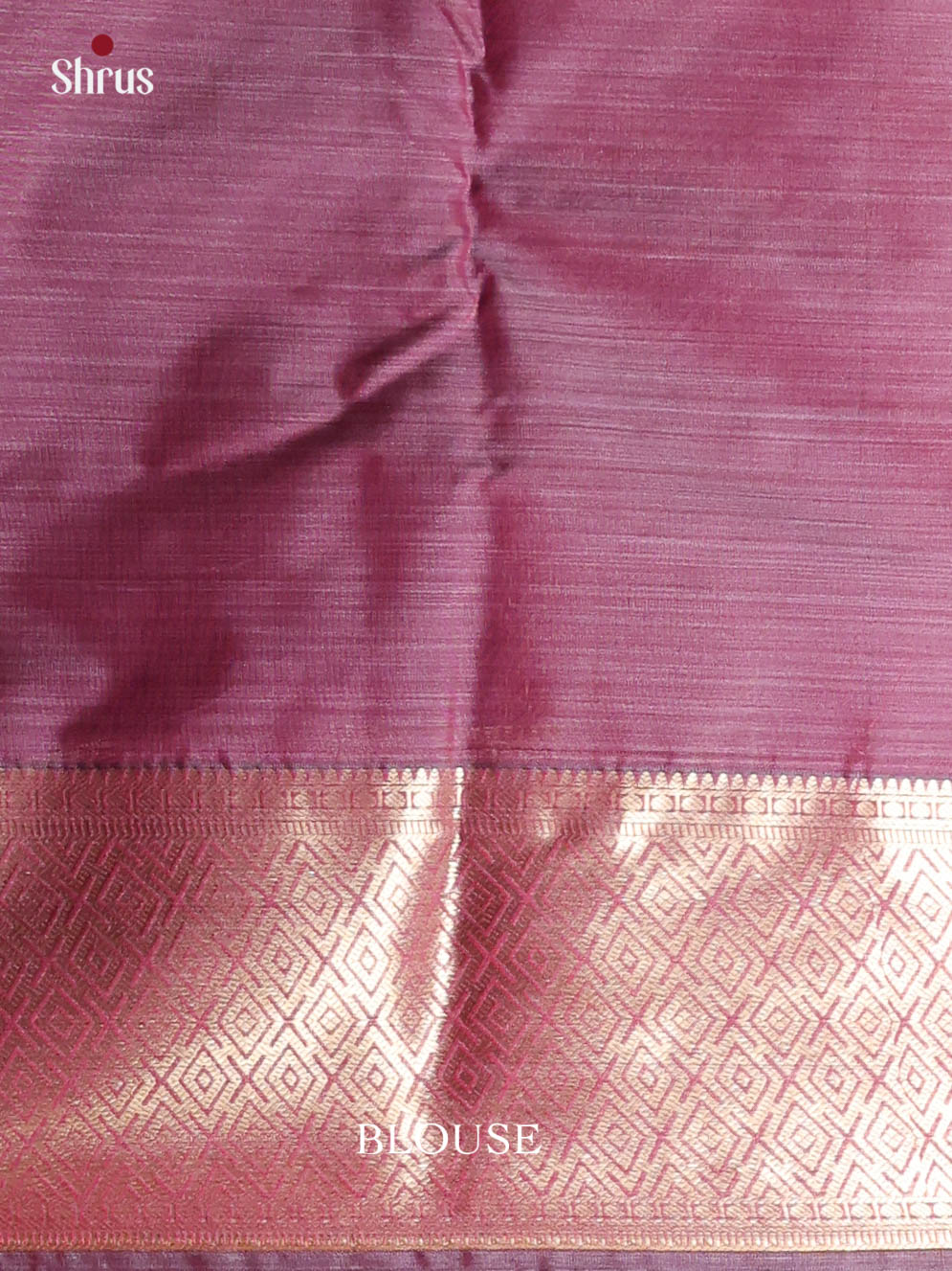 Pink & Maroon - Kanchipuram-halfpure Saree - Shop on Shrus.com