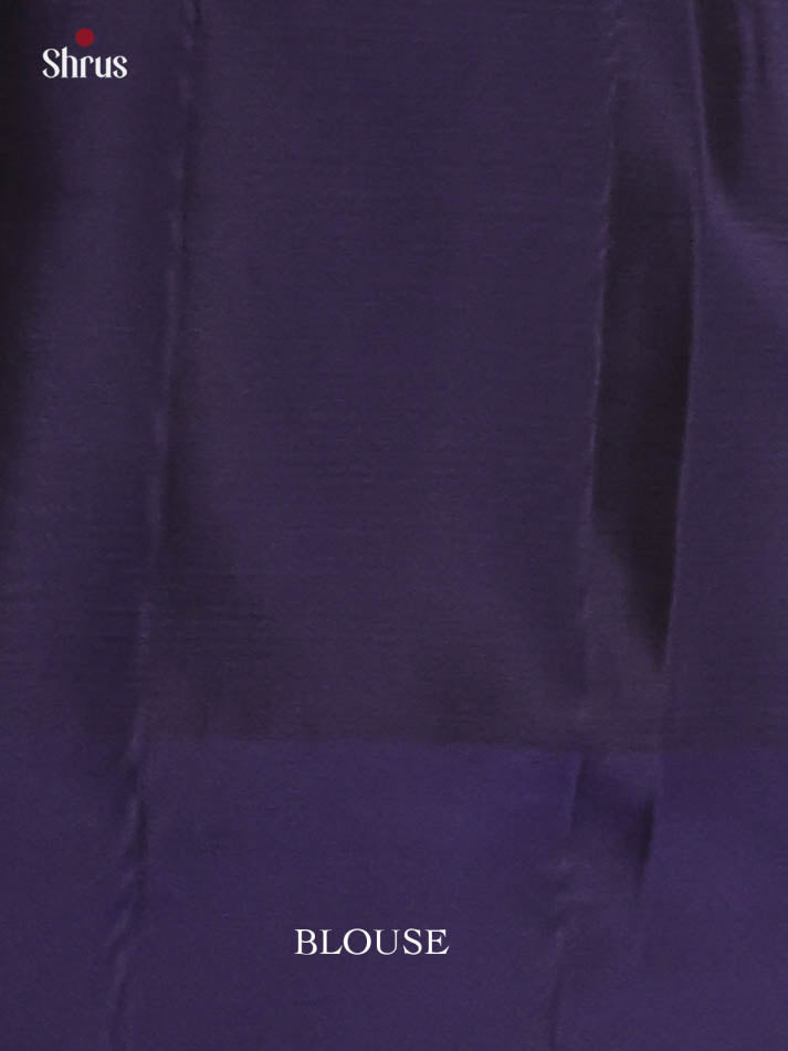 Green & Violet - Softsilk-halfpure Saree - Shop on Shrus.com