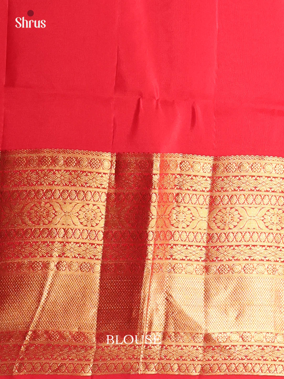 Orange & Red - Softsilk-halfpure Saree - Shop on Shrus.com