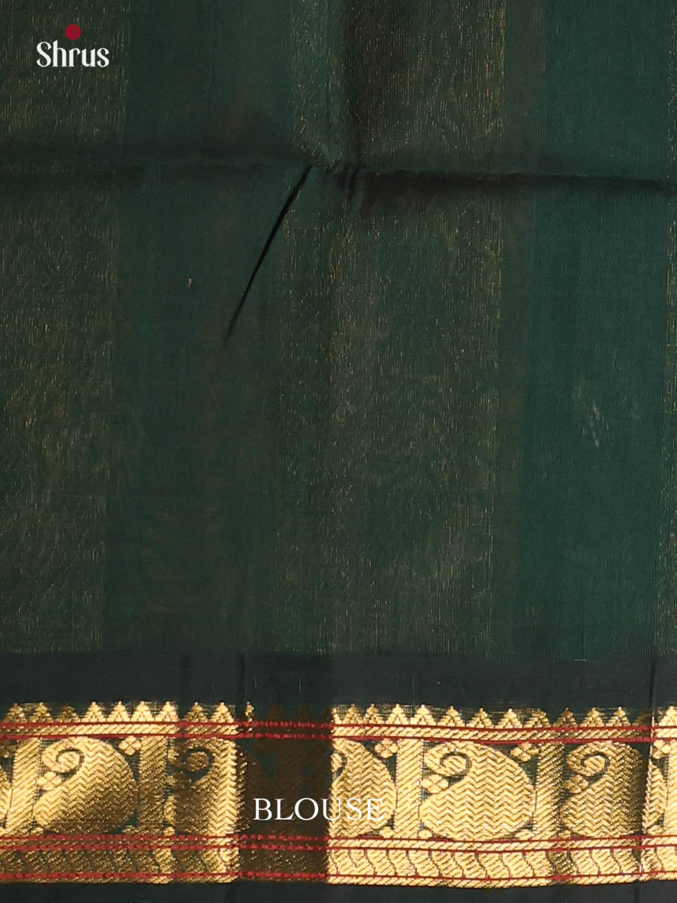 Orange & Green - Silk Cotton Saree - Shop on Shrus.com