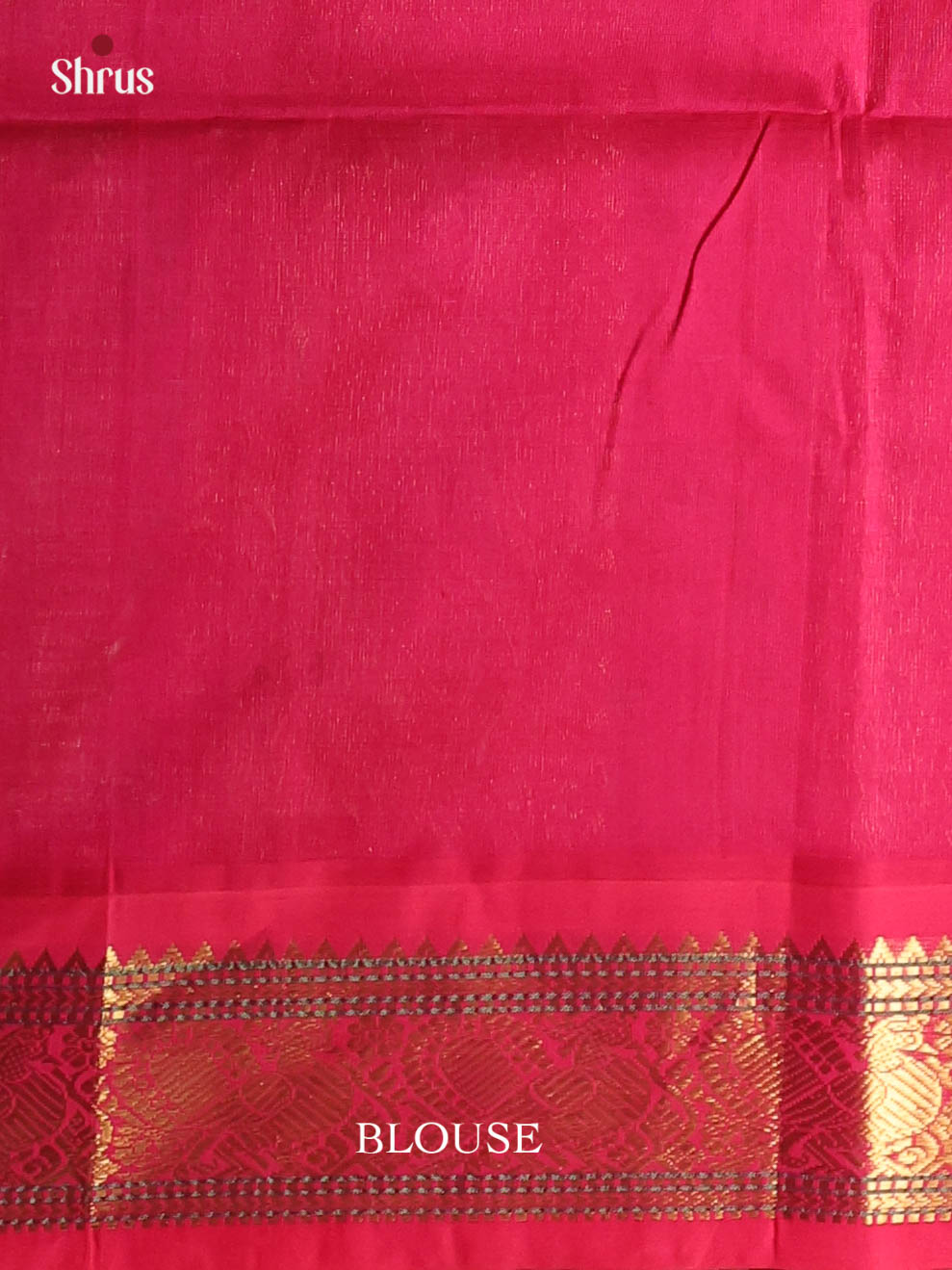 Green & Maroon - Silk Cotton Saree - Shop on Shrus.com
