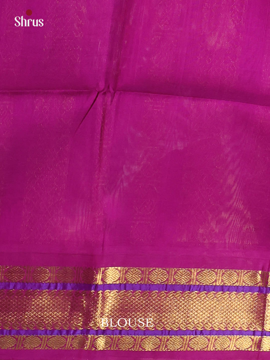 Dark Mustard & Purple - Silk Cotton Saree - Shop on Shrus.com