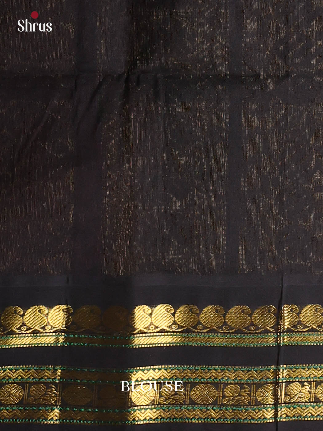 Red & Black- Silk Cotton Saree - Shop on Shrus.com