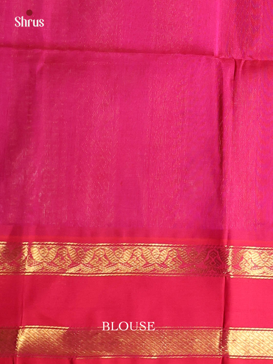 Green & Pink- Silk Cotton Saree - Shop on Shrus.com