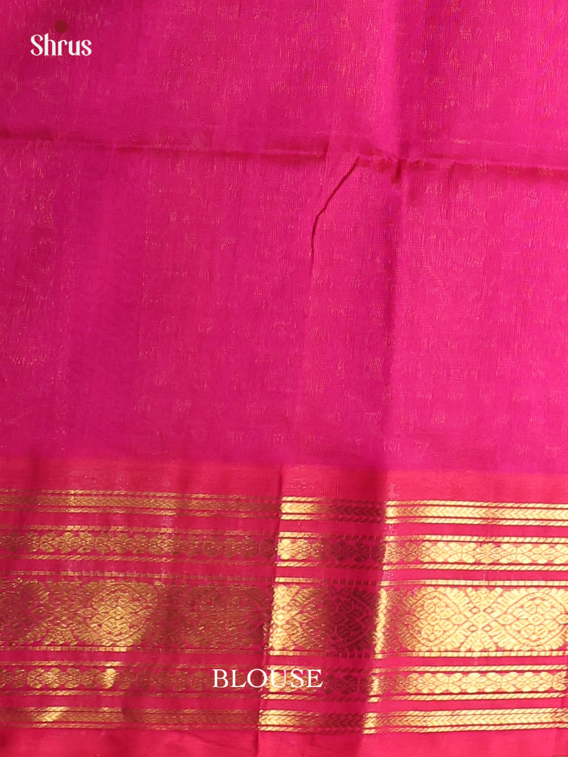 Dark Purple & Pink - Silk Cotton Saree - Shop on Shrus.com