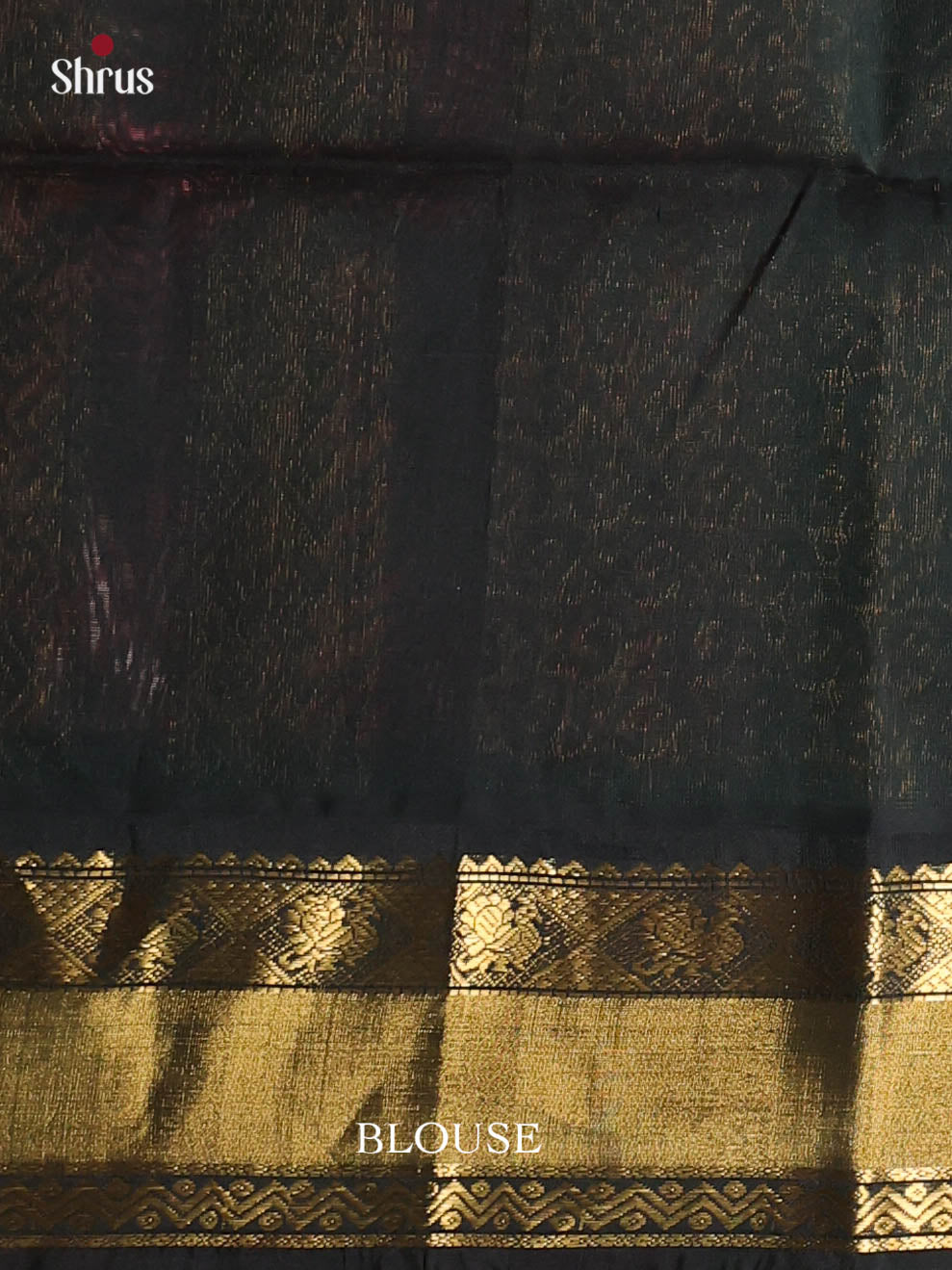 Red & Black - Silk Cotton Saree - Shop on Shrus.com