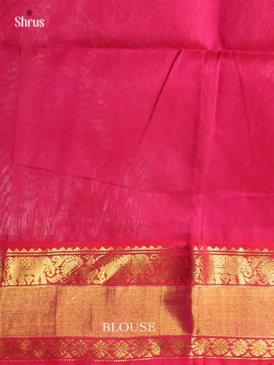 Jamun & Maroon- Silk Cotton Saree - Shop on Shrus.com