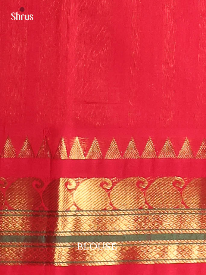 DAS28166 - Silk Cotton Saree - Shop on Shrus.com