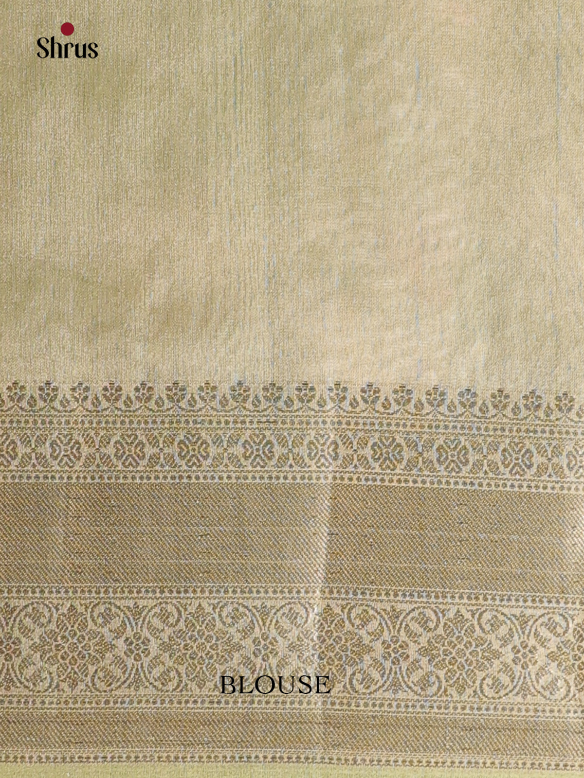 Green - Semi Tissue Saree - Shop on Shrus.com