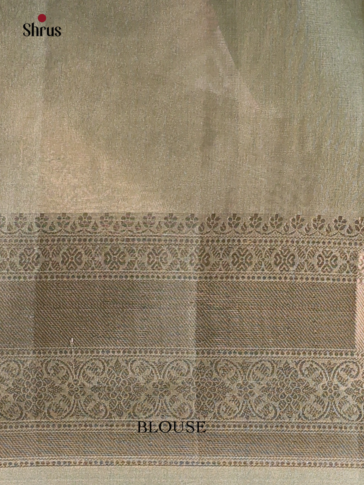 Green- Semi Tissue Saree - Shop on Shrus.com