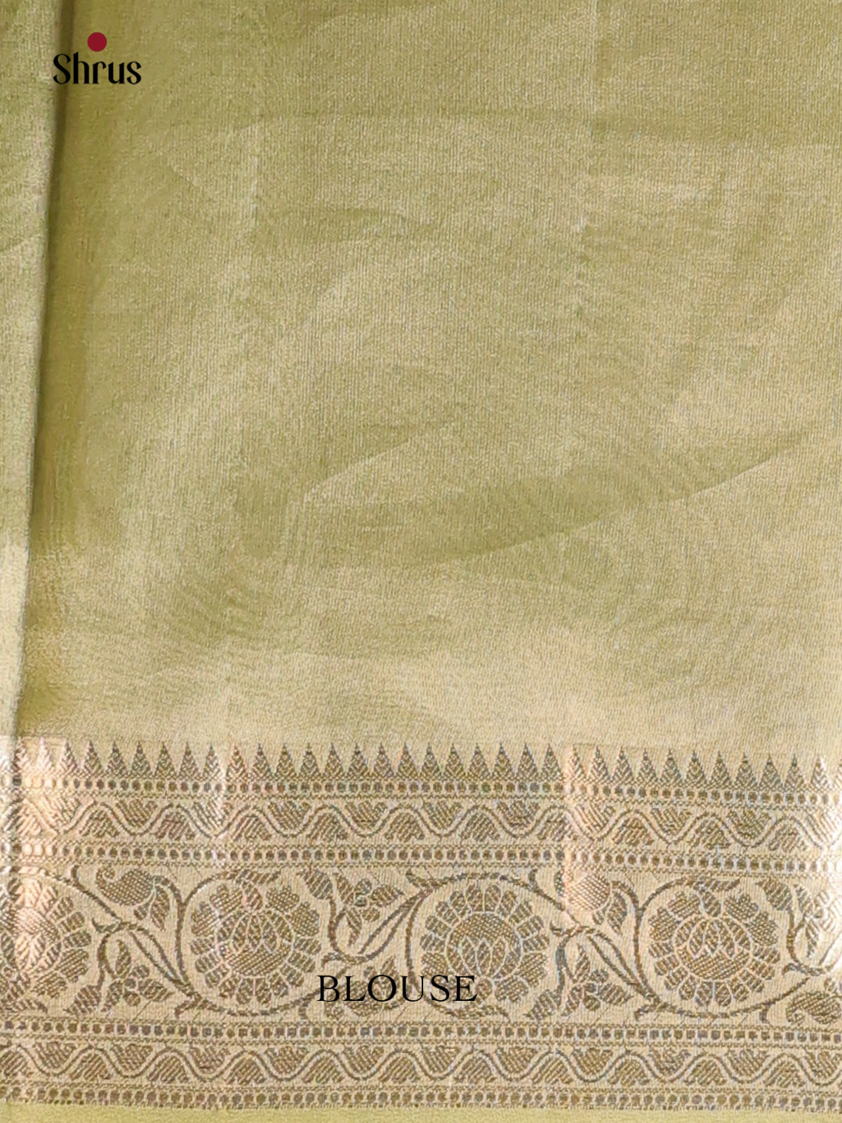 Green - Semi Tissue Saree - Shop on Shrus.com