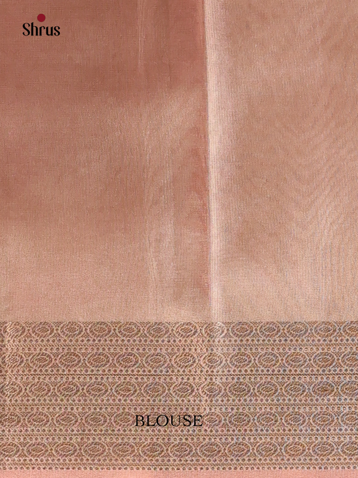 Rose Pink - Semi Tissue Saree - Shop on Shrus.com