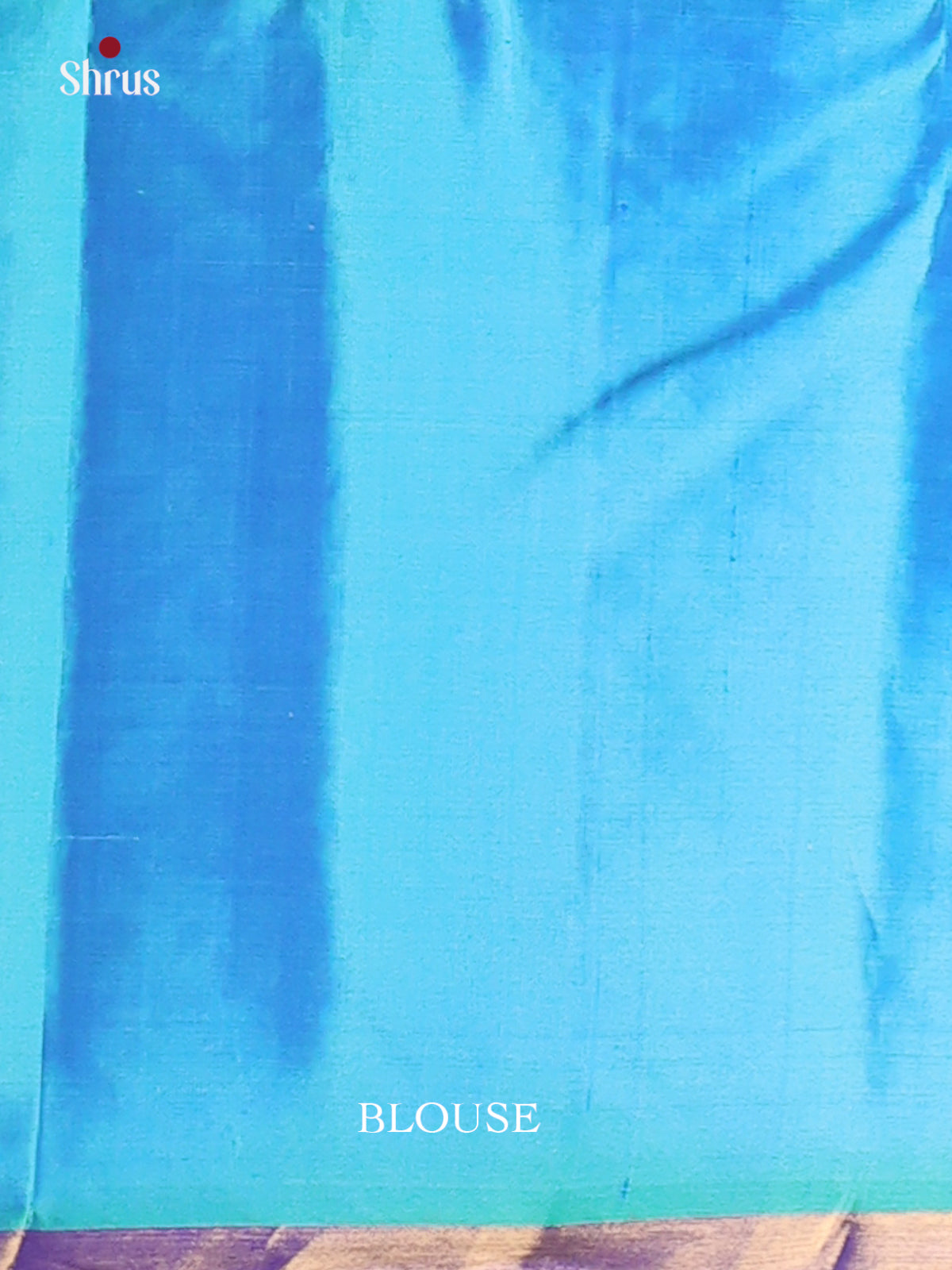 Blue & Lite Blue - Soft Silk Saree - Shop on Shrus.com