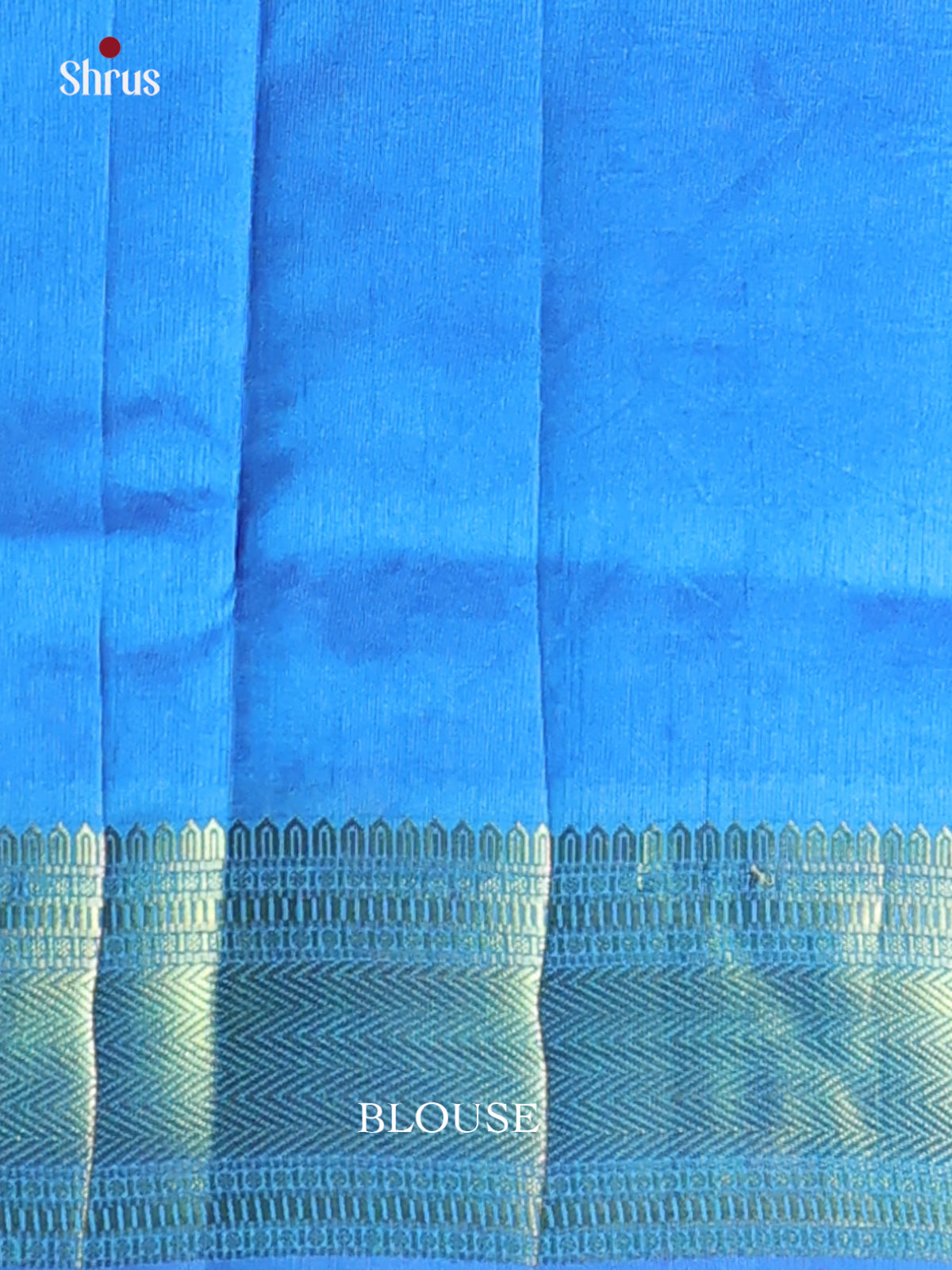 Blue - Semi Patola Saree - Shop on Shrus.com