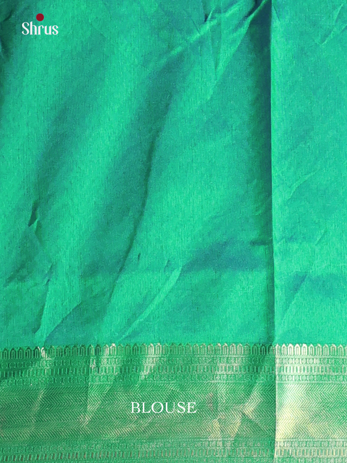 Blue & Green- Semi Patola Saree - Shop on Shrus.com