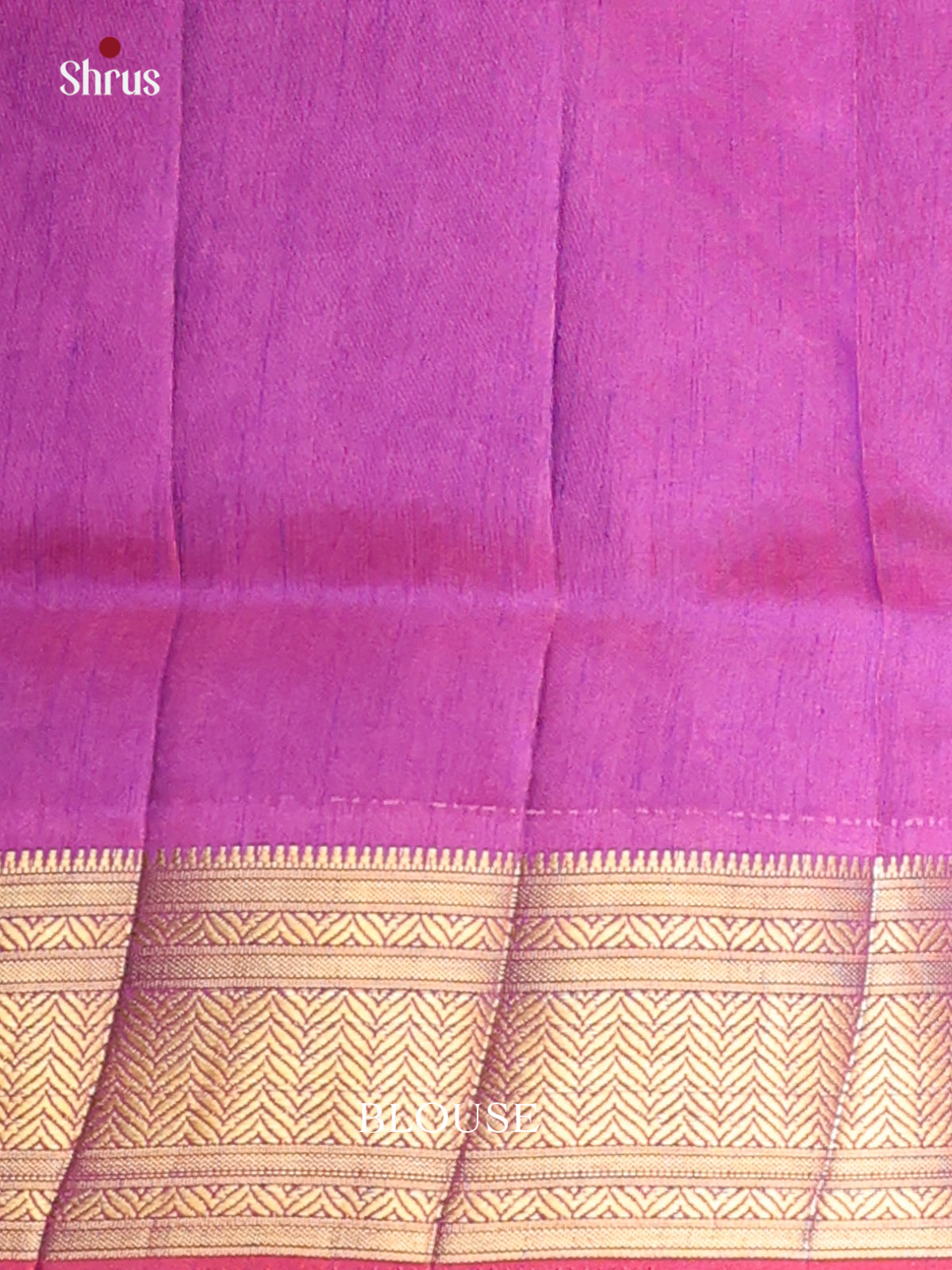 Pink & Purple - Semi Patola Saree - Shop on Shrus.com