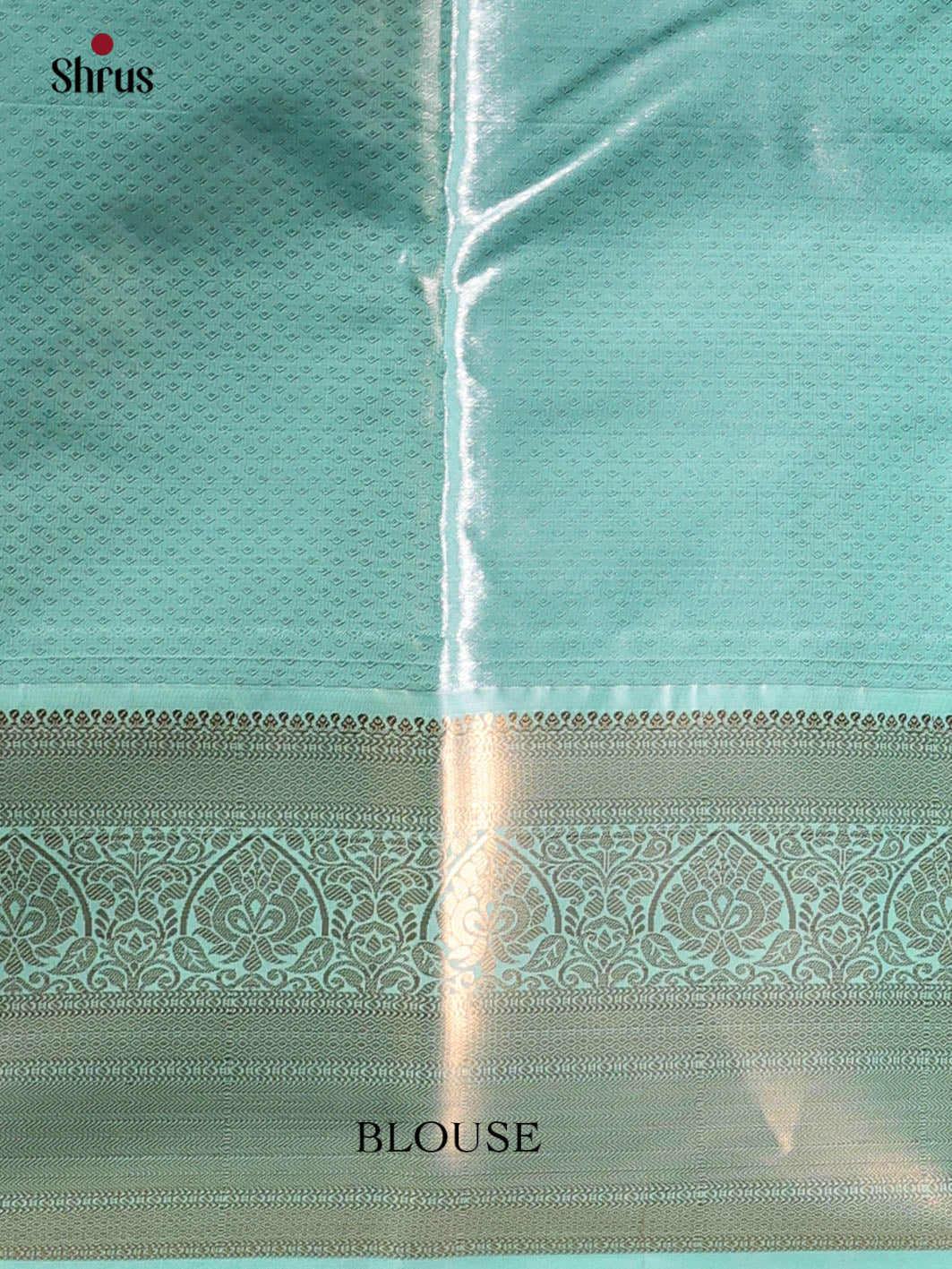 Blue - Kanchipuram-halfpure Saree - Shop on Shrus.com