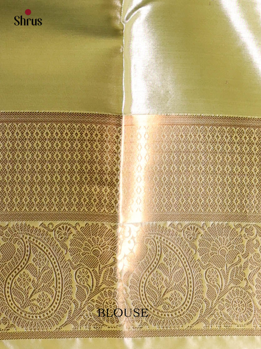 Green - Kanchipuram-halfpure Saree - Shop on Shrus.com