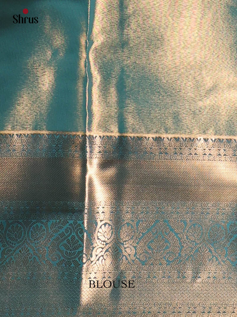 Pink & Green - Kanchipuram-halfpure Saree - Shop on Shrus.com