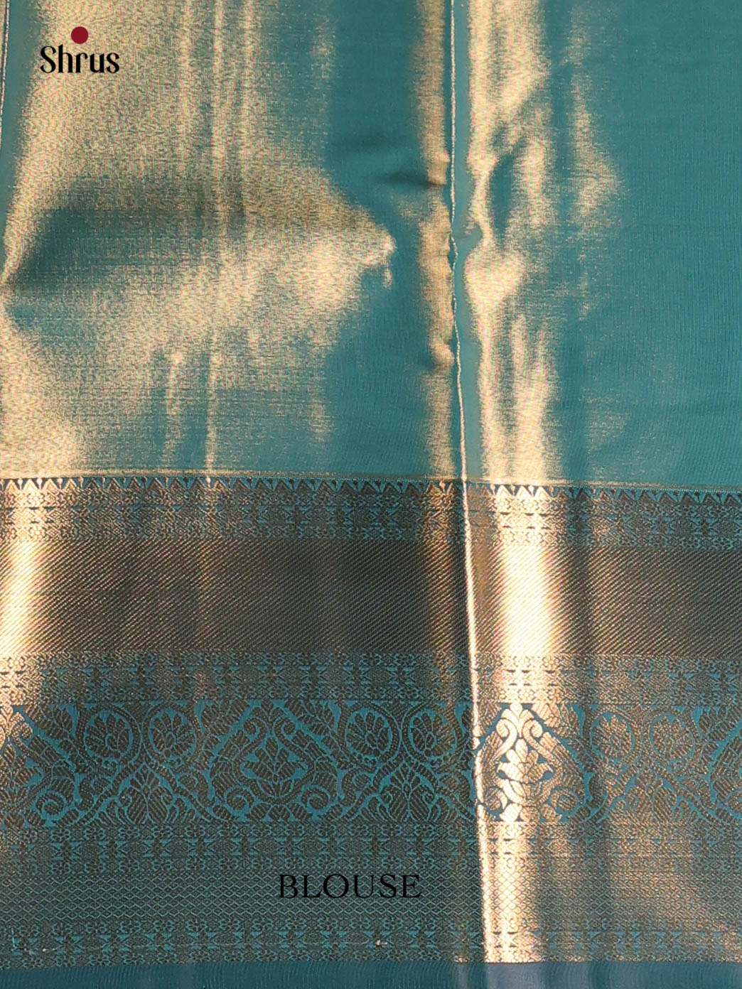 Peach & Green- Kanchipuram-halfpure Saree - Shop on Shrus.com
