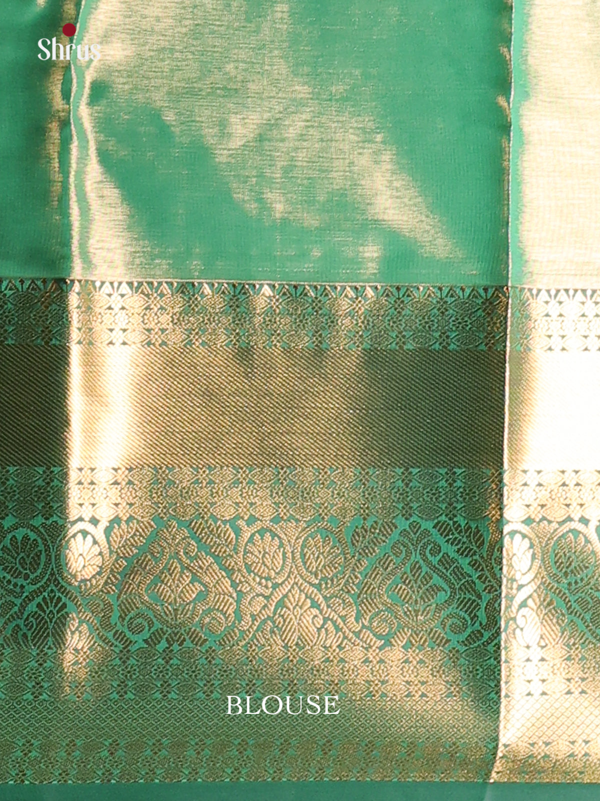 Pink & Green - Kanchipuram-halfpure Saree - Shop on Shrus.com