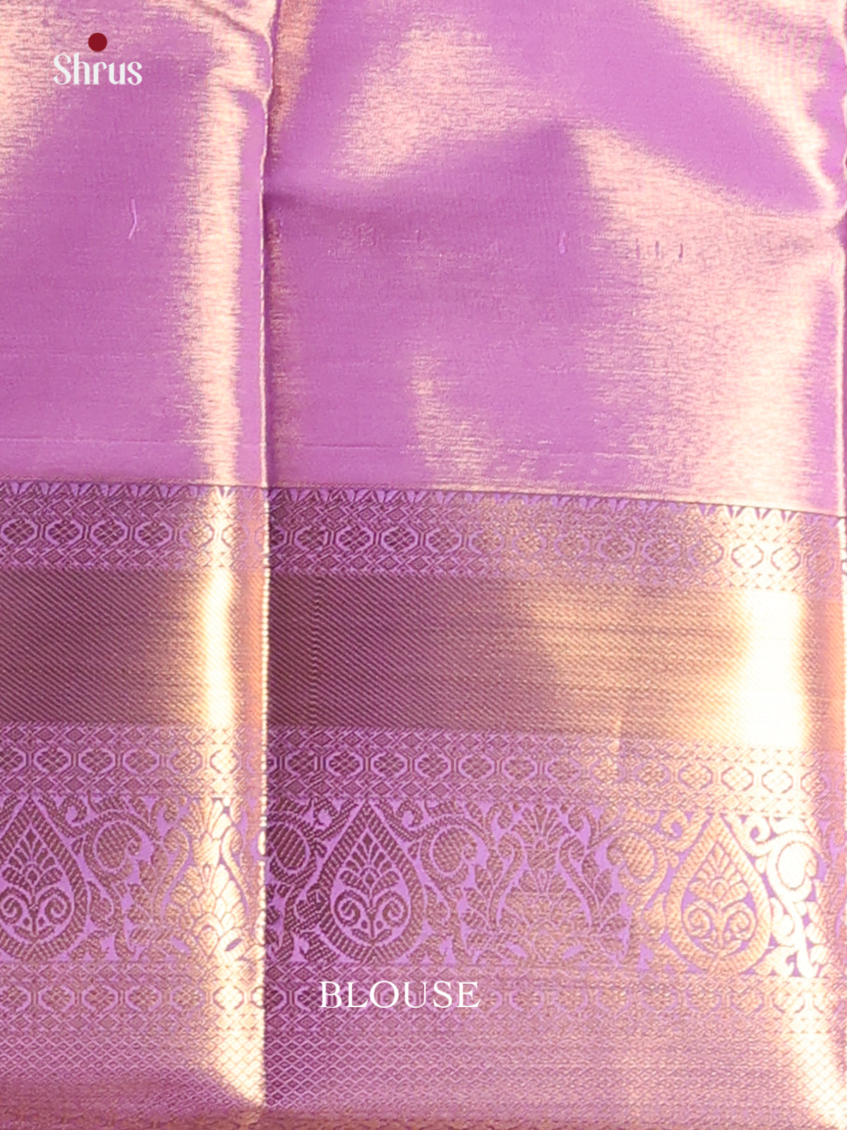 Peach & Violet - Kanchipuram-halfpure Saree - Shop on Shrus.com