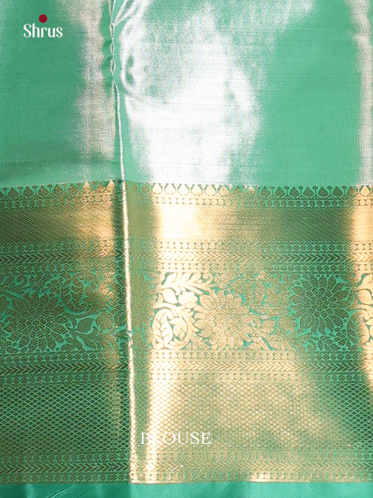 Pink & Green - Kanchipuram-halfpure Saree - Shop on Shrus.com