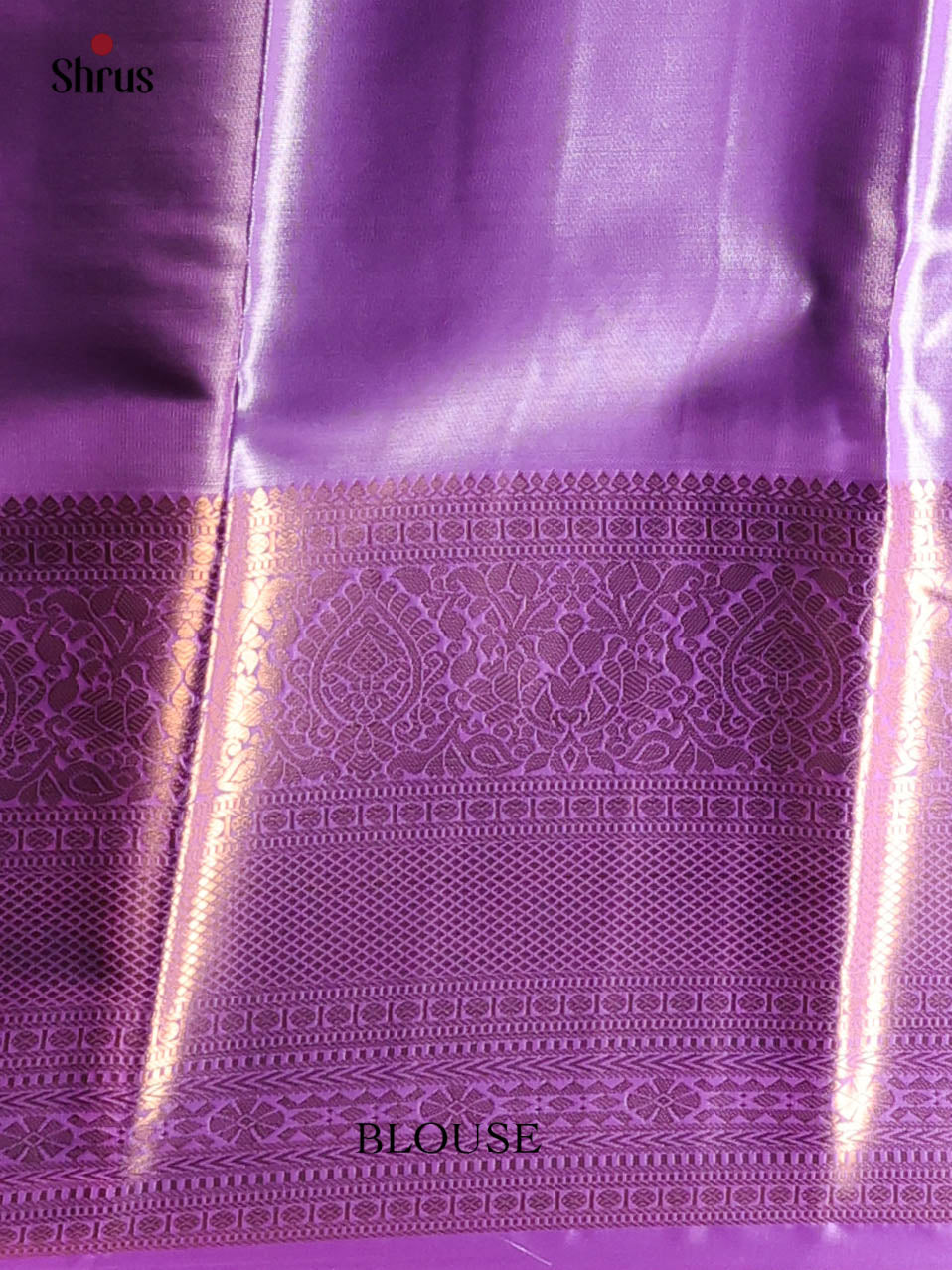 Pink & Purple- Kanchipuram-halfpure Saree - Shop on Shrus.com
