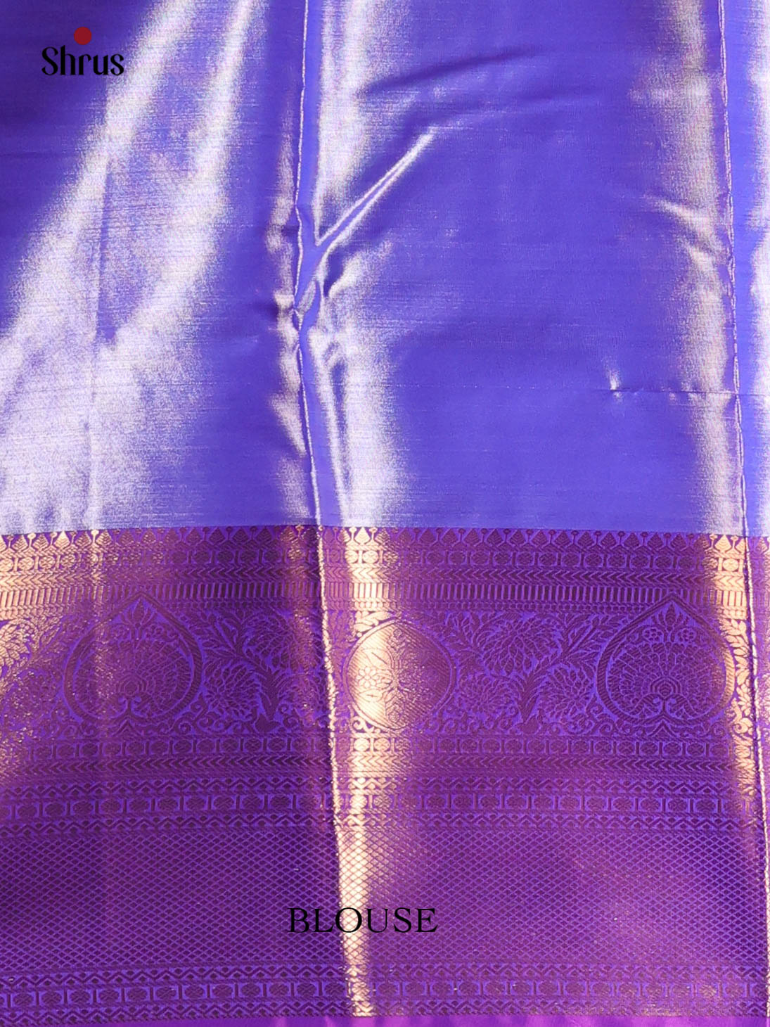 Dusty Pink & Violet - Kanchipuram-halfpure Saree - Shop on Shrus.com
