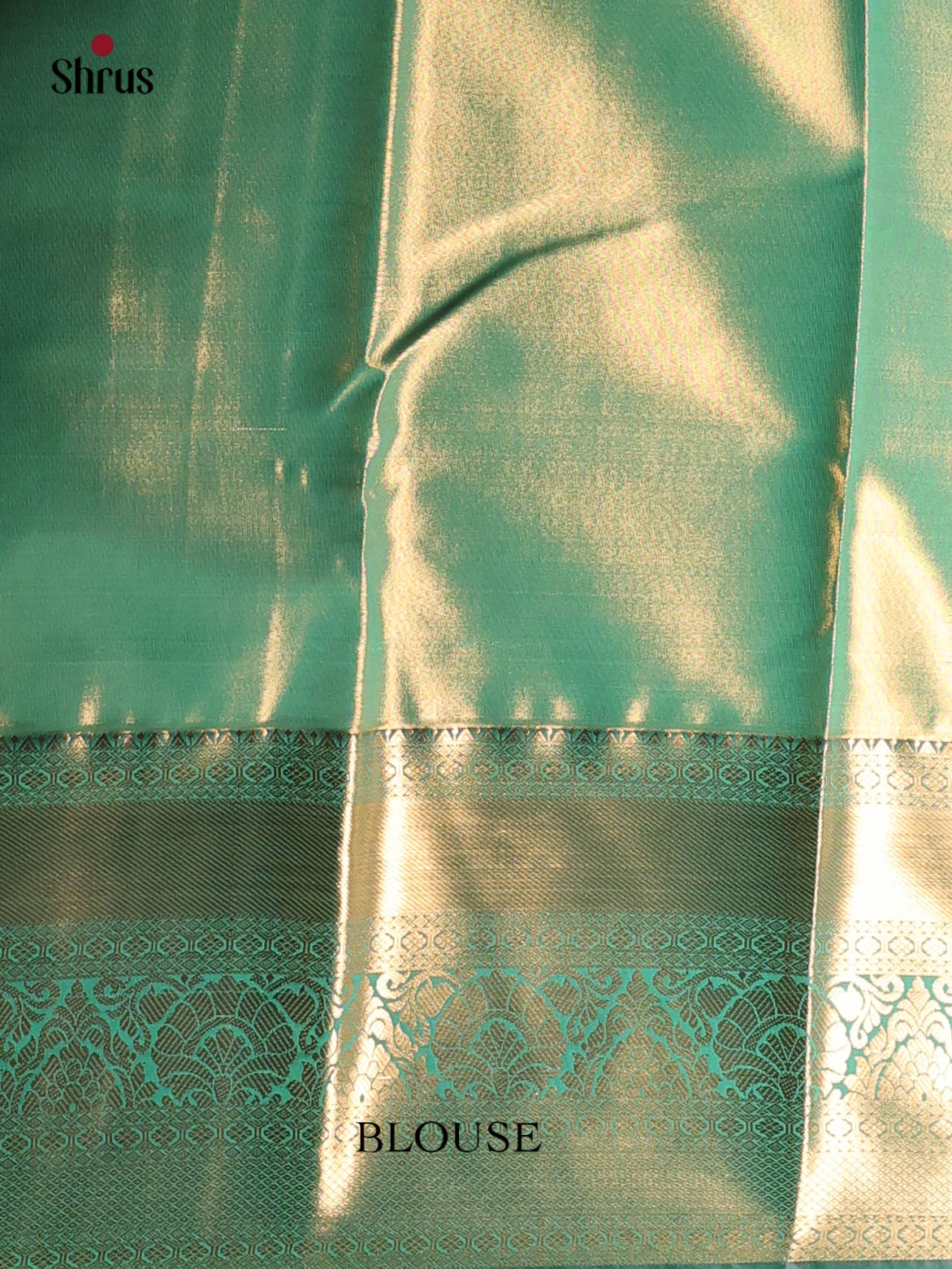 Peach & Green - Kanchipuram-halfpure Saree - Shop on Shrus.com