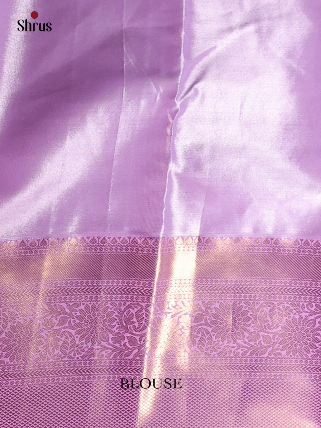Orange & Lavender - Kanchipuram-halfpure Saree - Shop on Shrus.com