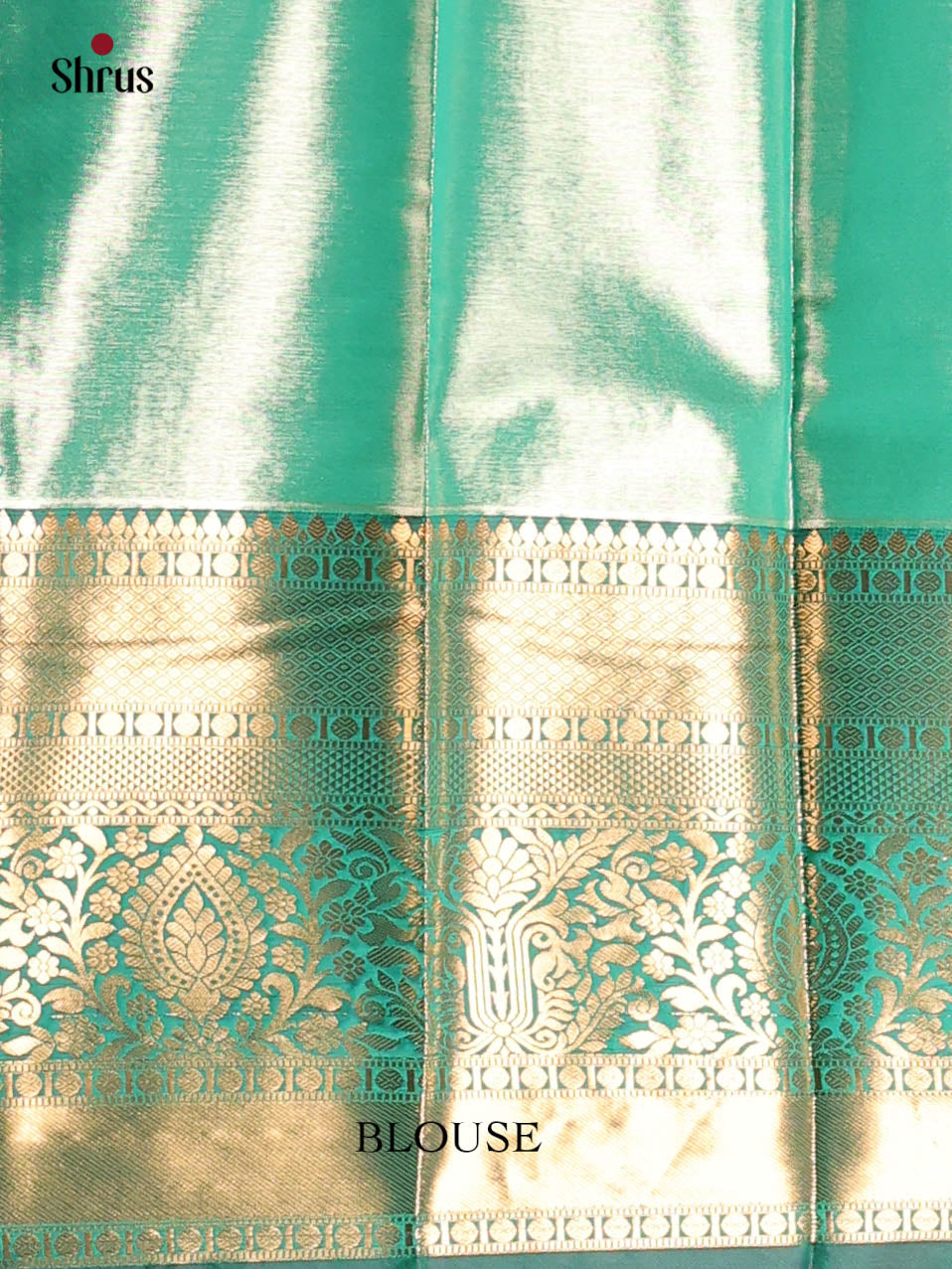 Pink & Green - Kanchipuram-halfpure Saree - Shop on Shrus.com