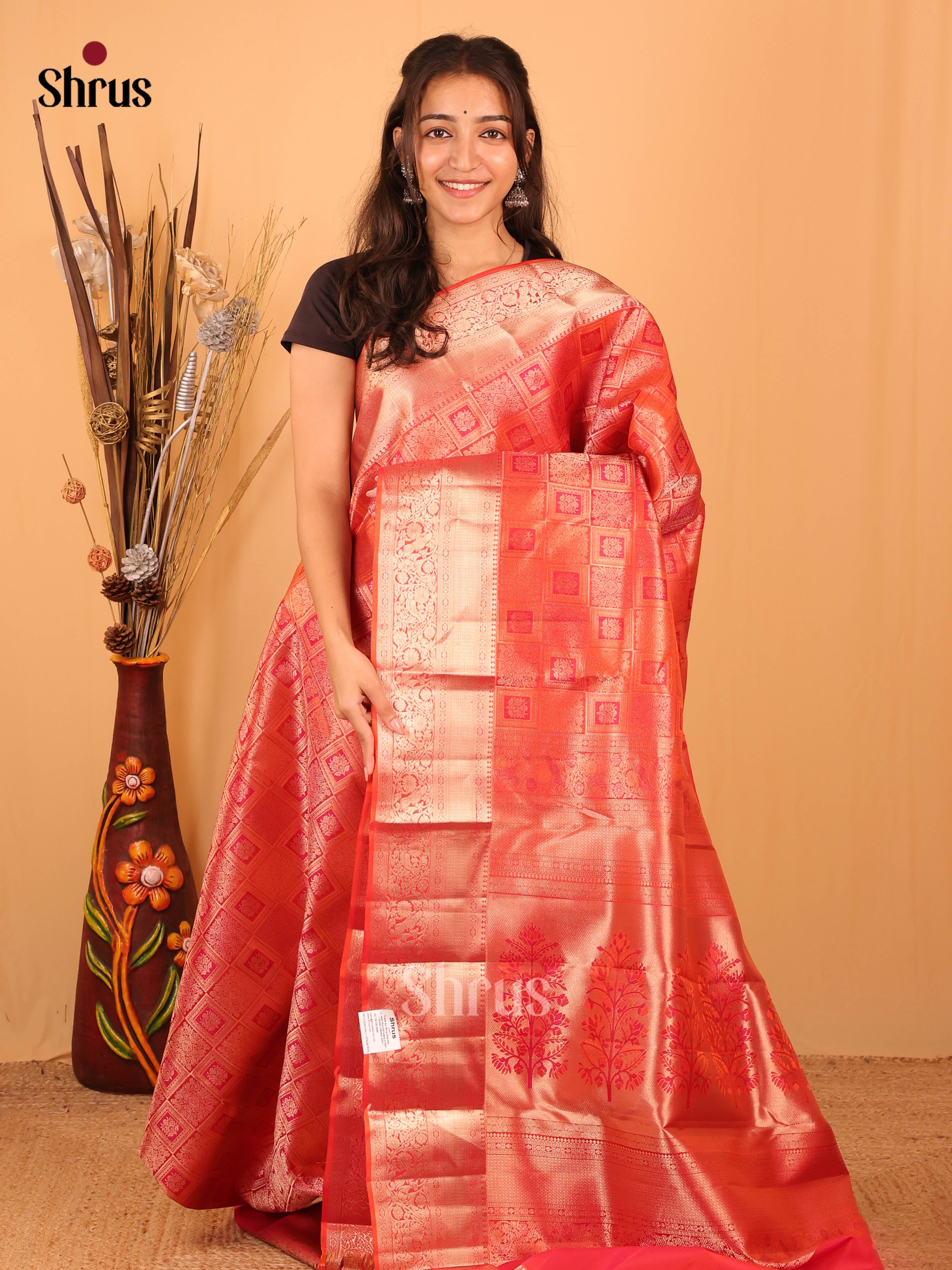 DBS06008 - Kanchipuram silk Saree - Shop on Shrus.com