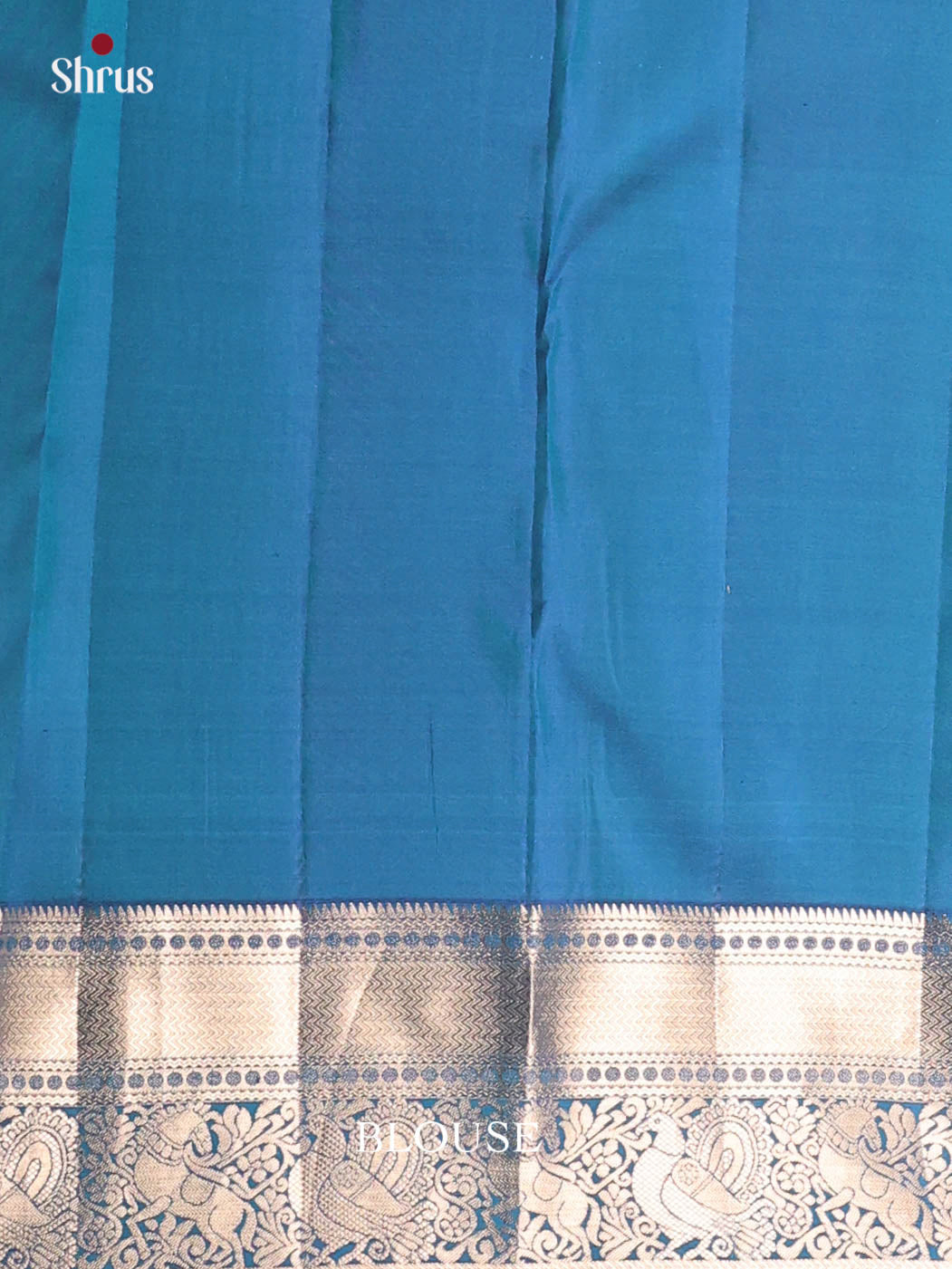 Blue(Single Tone) - Kanchipuram silk Saree - Shop on Shrus.com