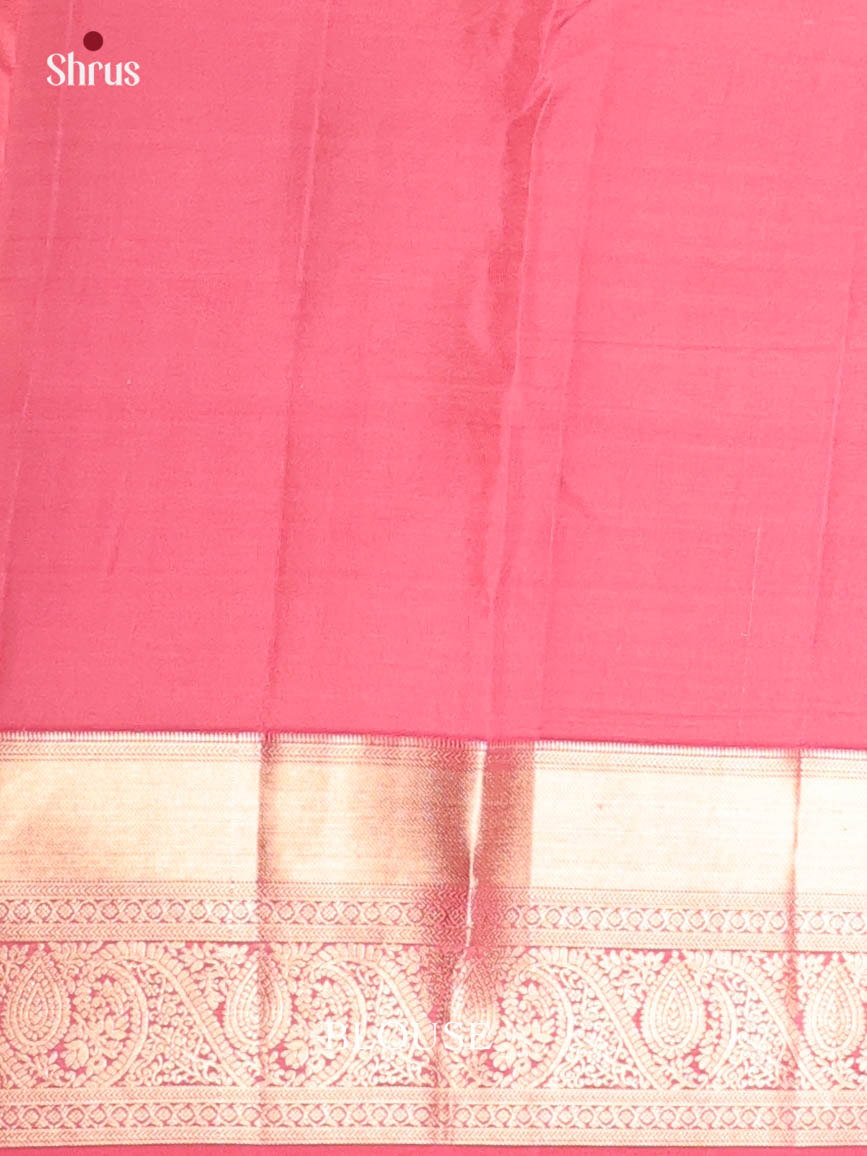 Pink(Single tone) - Kanchipuram silk Saree - Shop on Shrus.com