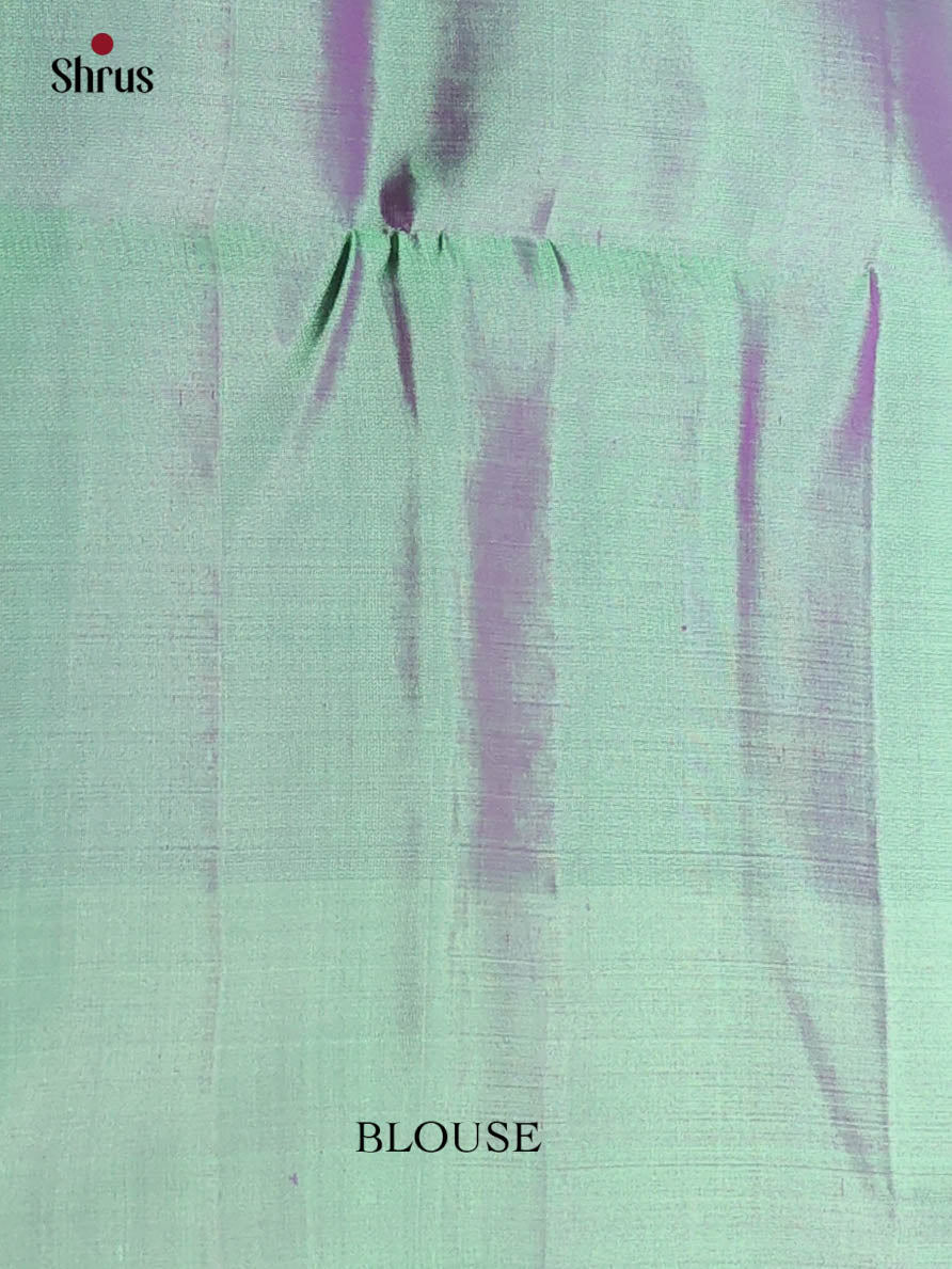 Mehandi & Green - Soft Silk Saree - Shop on Shrus.com