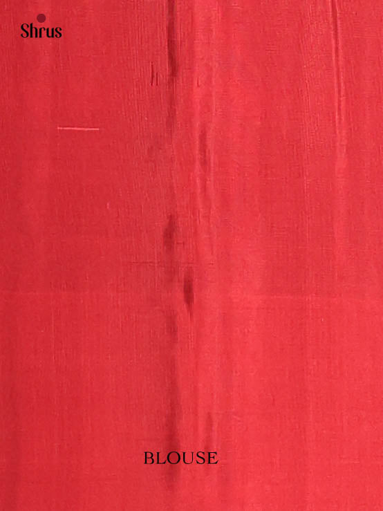 Opulent Brown Soft Silk Saree With Gold Zari Brocade Body, Red Border & Pallu-2