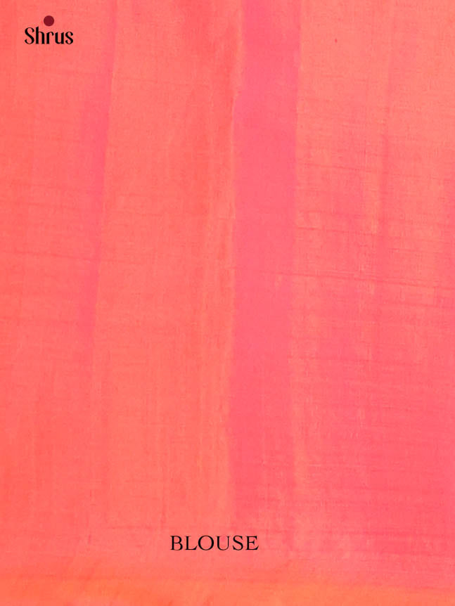 Orangish Pink(single Tone) - Soft Silk Saree - Shop on Shrus.com