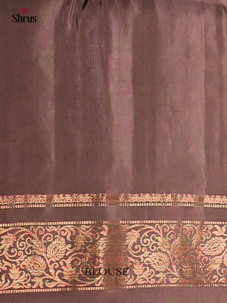 Brown(Single Tone) - Soft Silk Saree - Shop on Shrus.com