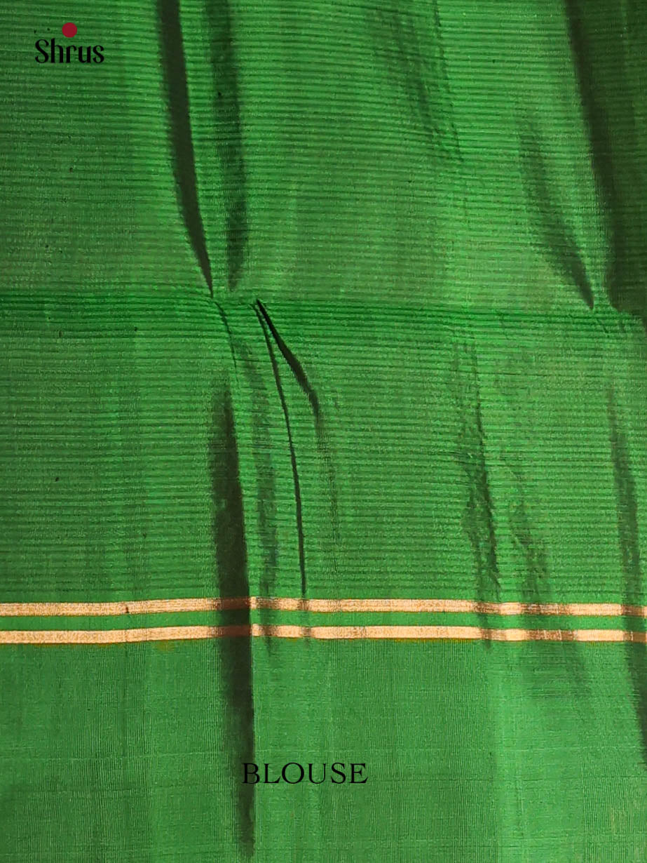 Pink & Green - Soft Silk Saree - Shop on Shrus.com