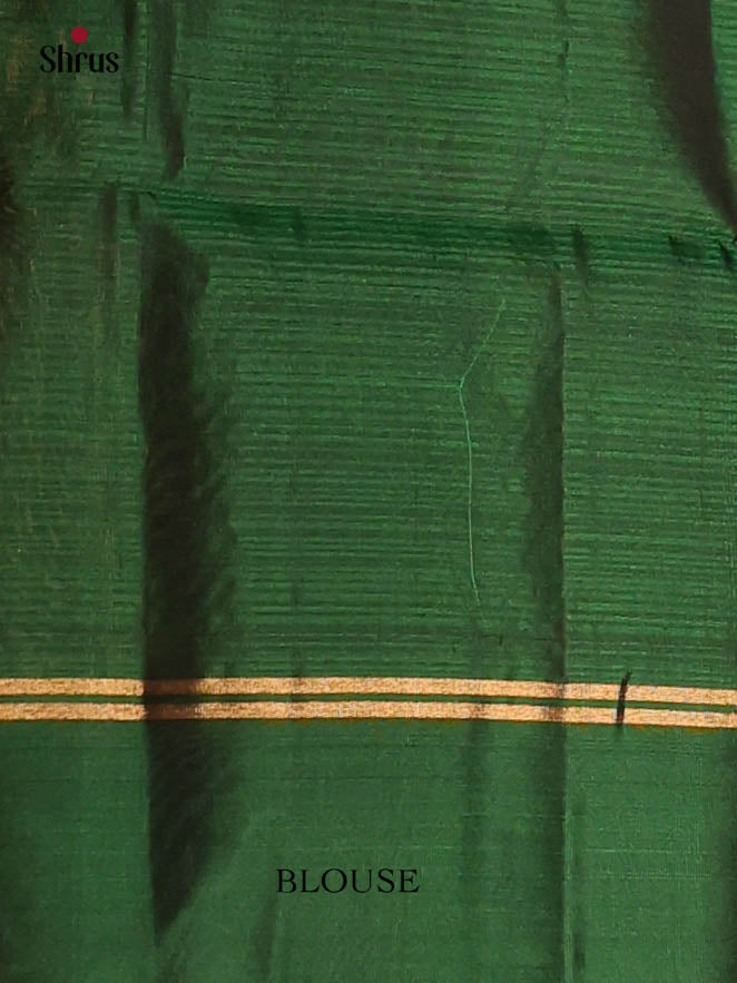Majenta & Green- Soft Silk Saree - Shop on Shrus.com